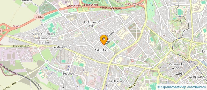 localisation de l'entreprise MONSIEUR MAURICE CHANTEAU à CAEN