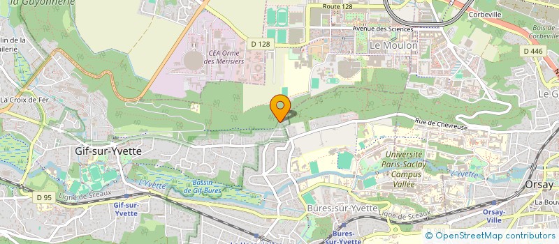 localisation de l'entreprise MONSIEUR MAURICE CHAPELLIER  GIF-SUR-YVETTE