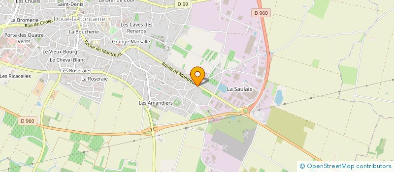 localisation de l'entreprise MONSIEUR MAURICE CHARBONNIER  DOUE-EN-ANJOU