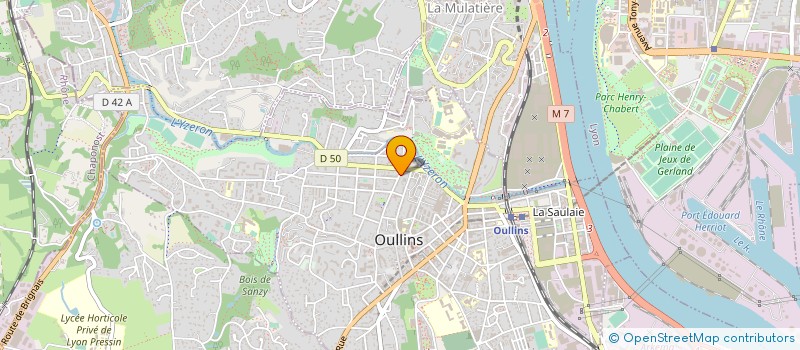 localisation de l'entreprise MONSIEUR MAURICE CHARLES  OULLINS-PIERRE-BENITE