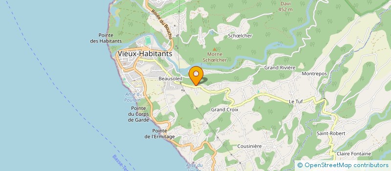 localisation de l'entreprise MONSIEUR MAURICE CHASTAND à VIEUX-HABITANTS