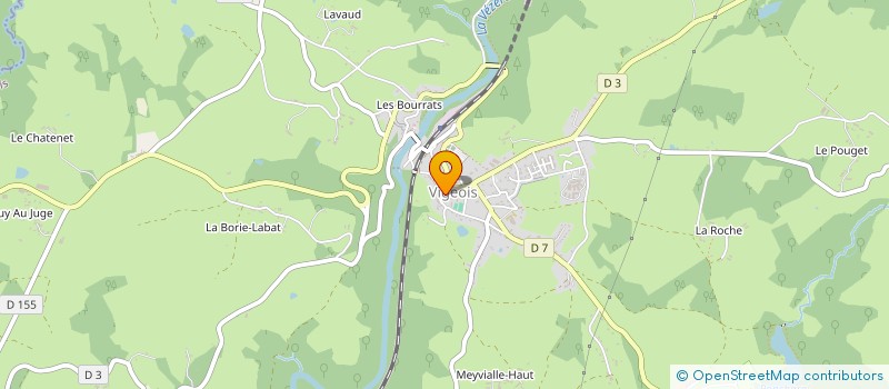 localisation de l'entreprise MONSIEUR MAURICE CHASTRE  VIGEOIS