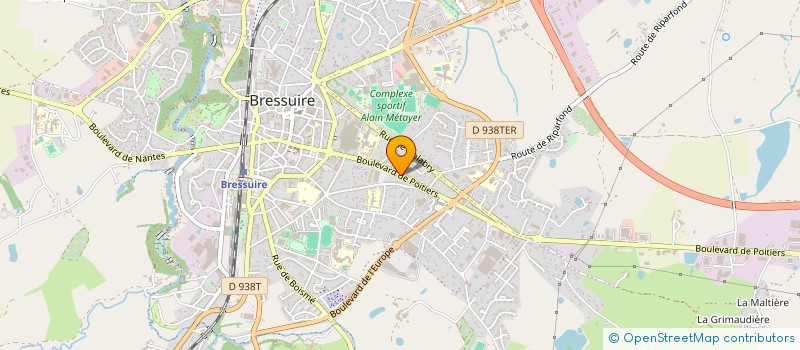 localisation de l'entreprise MONSIEUR MAURICE CHATAIGNER  BRESSUIRE