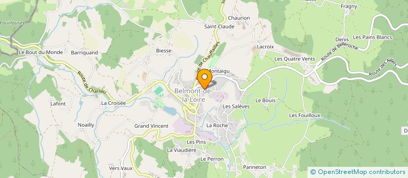 localisation de l'entreprise MONSIEUR MAURICE CHAUMONT  BELMONT-DE-LA-LOIRE