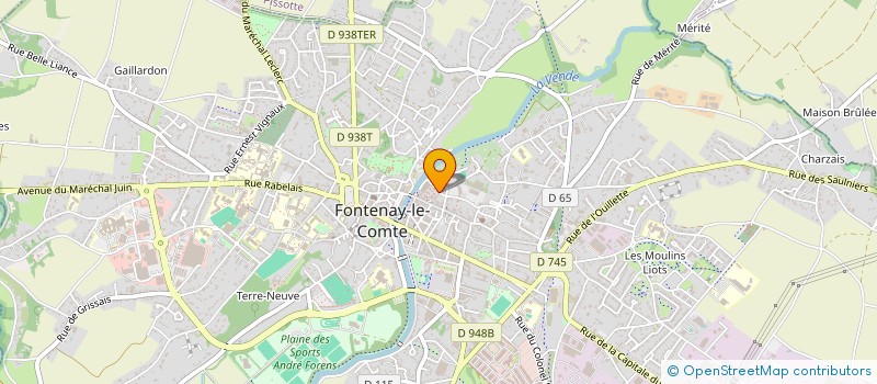 localisation de l'entreprise MONSIEUR MAURICE CHAUVIN  FONTENAY-LE-COMTE