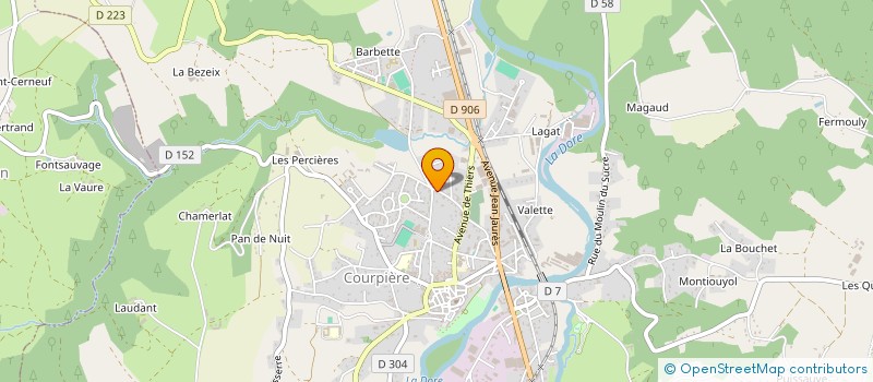 localisation de l'entreprise MONSIEUR MAURICE CHELLES à COURPIERE