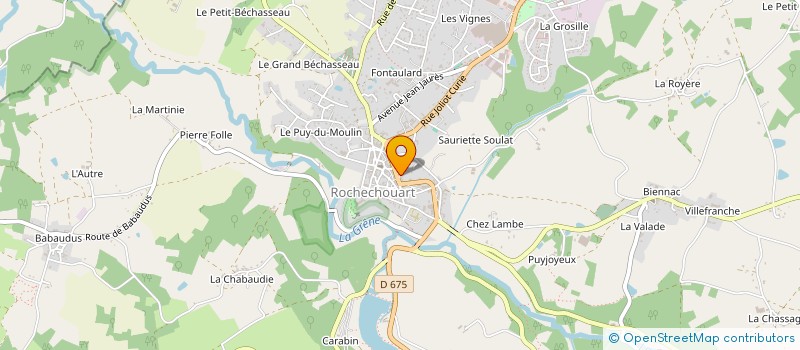 localisation de l'entreprise MONSIEUR MAURICE CHEMISON-DUMAS à ROCHECHOUART