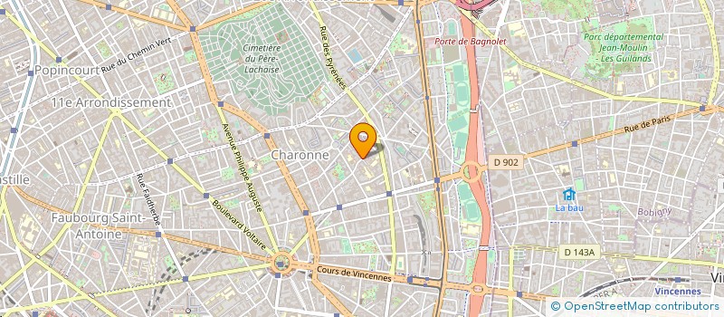 localisation de l'entreprise MONSIEUR MAURICE CHENIN à PARIS