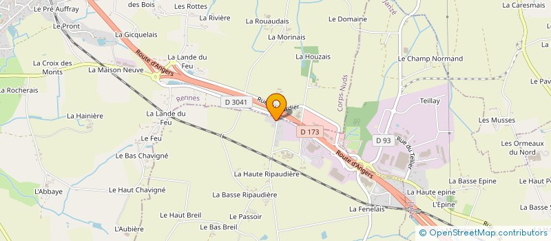 localisation de l'entreprise MONSIEUR MAURICE CHERRUAULT  BRIE