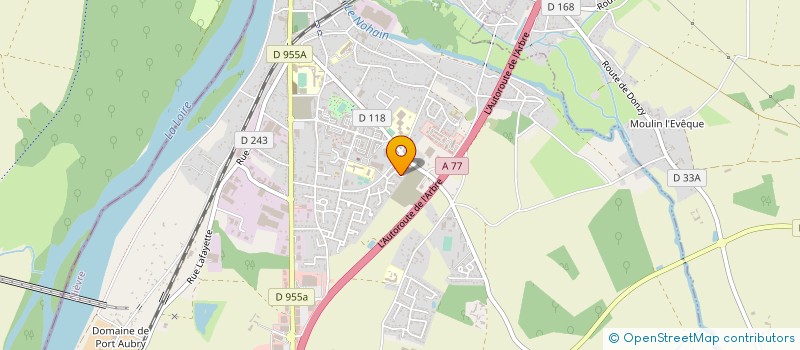 localisation de l'entreprise MONSIEUR MAURICE CHET à COSNE-COURS-SUR-LOIRE