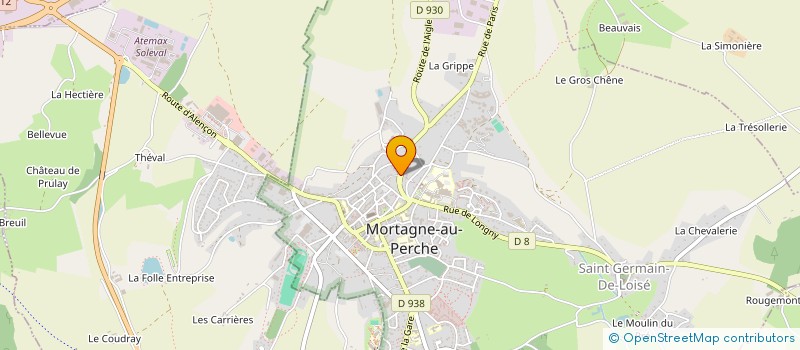 localisation de l'entreprise MONSIEUR MAURICE CHEVALIER à MAUVES-SUR-HUISNE