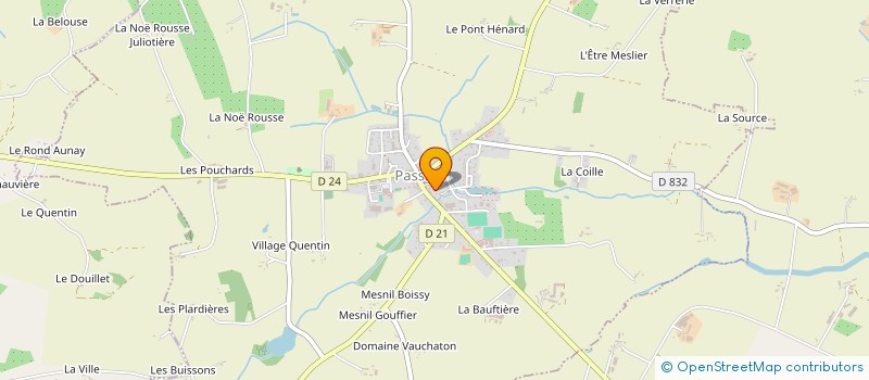 localisation de l'entreprise MONSIEUR MAURICE CHORIN à PASSAIS VILLAGES