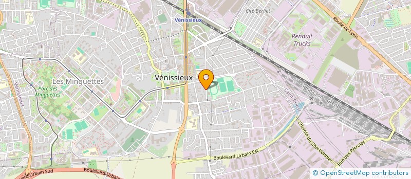 localisation de l'entreprise MONSIEUR MAURICE CHOSSON  VENISSIEUX