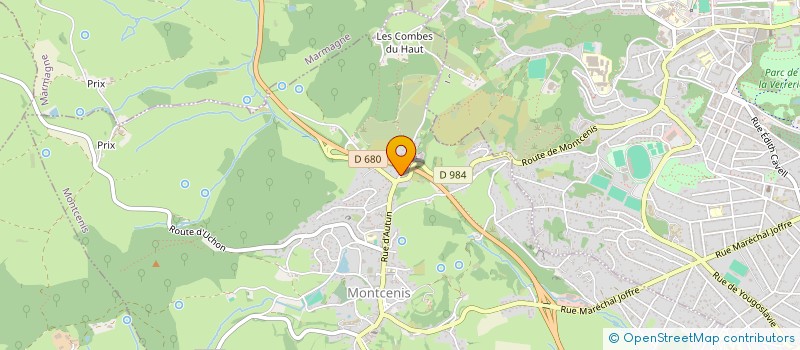 localisation de l'entreprise MONSIEUR MAURICE CLAIR  CHARMOY