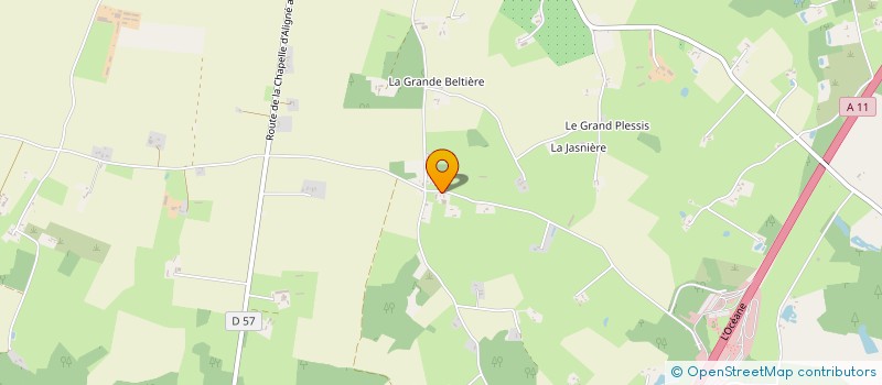 localisation de l'entreprise MONSIEUR MAURICE CLEMENT à PARCE SUR SARTHE