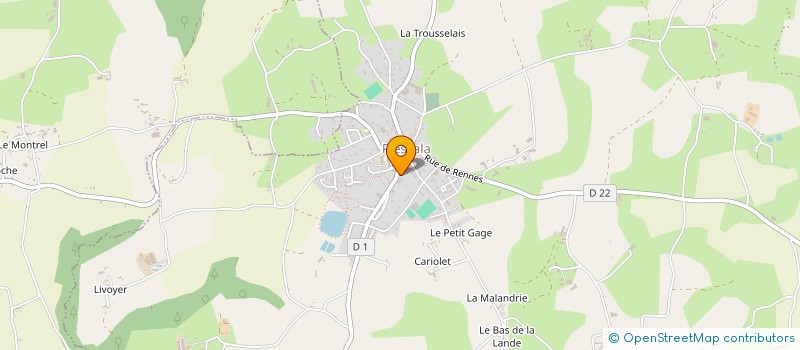 localisation de l'entreprise MONSIEUR MAURICE CLERO à LE MENE