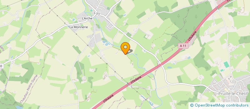 localisation de l'entreprise MONSIEUR MAURICE CLINCHANT  FAY