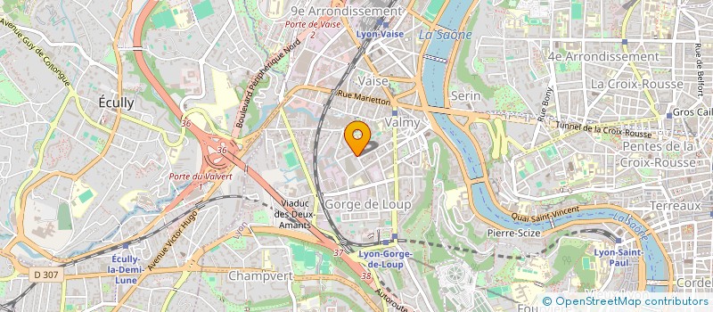 localisation de l'entreprise MONSIEUR MAURICE COCHEZ  LYON