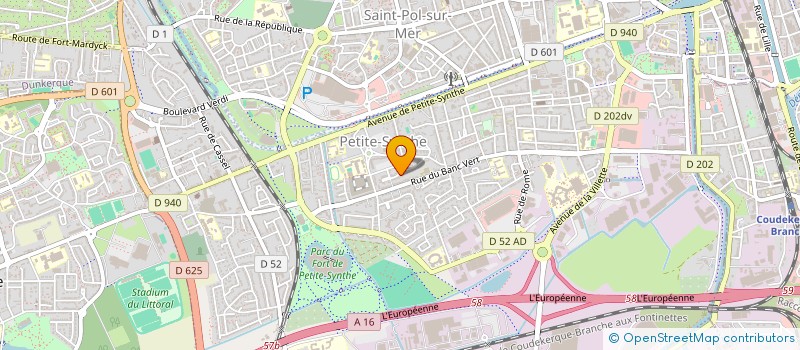 localisation de l'entreprise MONSIEUR MAURICE COEVOET à DUNKERQUE