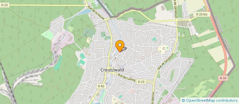 localisation de l'entreprise MONSIEUR MAURICE COGNATA  CREUTZWALD