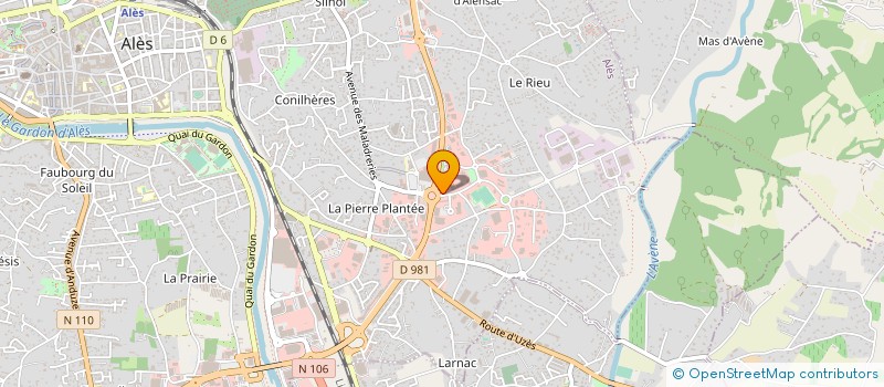 localisation de l'entreprise MONSIEUR MAURICE COHEN à ALES