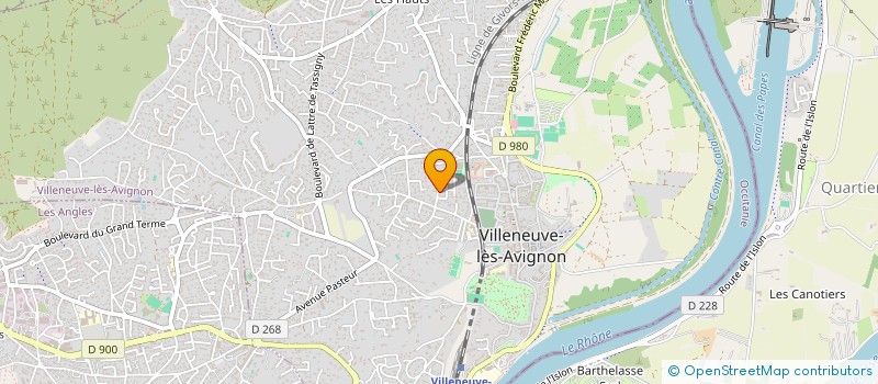 localisation de l'entreprise MONSIEUR MAURICE COLLET  VILLENEUVE-LES-AVIGNON