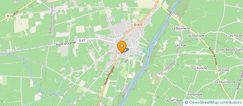 localisation de l'entreprise MONSIEUR MAURICE COMBE à VIOLES
