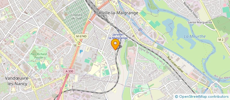 localisation de l'entreprise MONSIEUR MAURICE COMBE  JARVILLE-LA-MALGRANGE