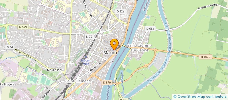 localisation de l'entreprise MONSIEUR MAURICE COMPAGNE à MACON