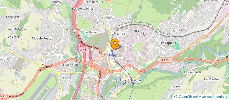 localisation de l'entreprise MONSIEUR MAURICE CONIAU à ANNECY