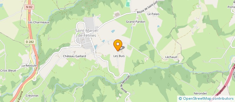 localisation de l'entreprise MONSIEUR MAURICE COTE  SAINT-MARCEL-DE-FELINES