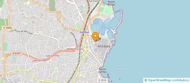 localisation de l'entreprise MONSIEUR MAURICE COTTE à ANTIBES