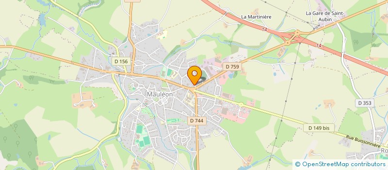 localisation de l'entreprise MONSIEUR MAURICE COUILLAUD  MAULEON