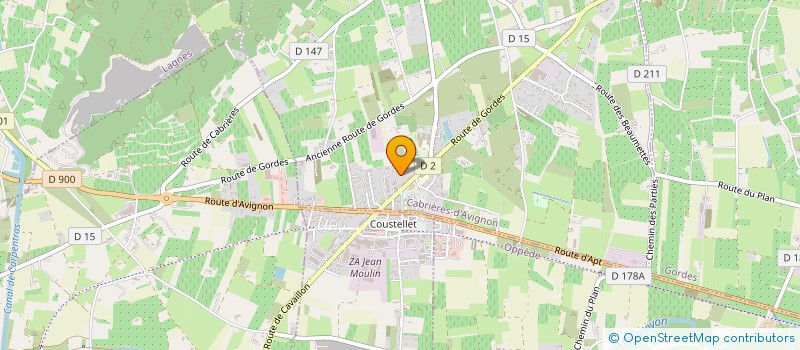 localisation de l'entreprise MONSIEUR MAURICE COUPIER  CABRIERES D'AVIGNON