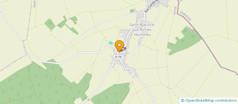localisation de l'entreprise MONSIEUR MAURICE COURTOIS à SAINT-MAURICE-AUX-RICHES-HOMMES