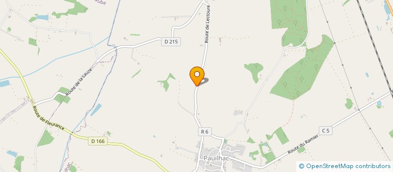 localisation de l'entreprise MONSIEUR MAURICE COUSTAU  LA SAUVETAT