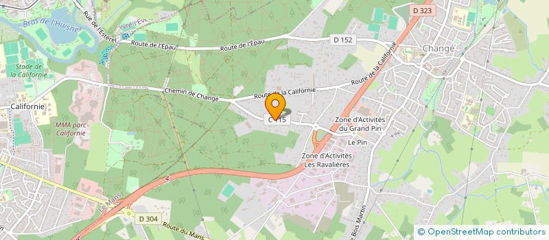 localisation de l'entreprise MONSIEUR MAURICE CULERIER  CHANGE