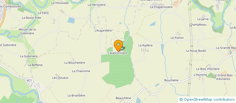 localisation de l'entreprise MONSIEUR MAURICE DABIN à BEAUPREAU-EN-MAUGES