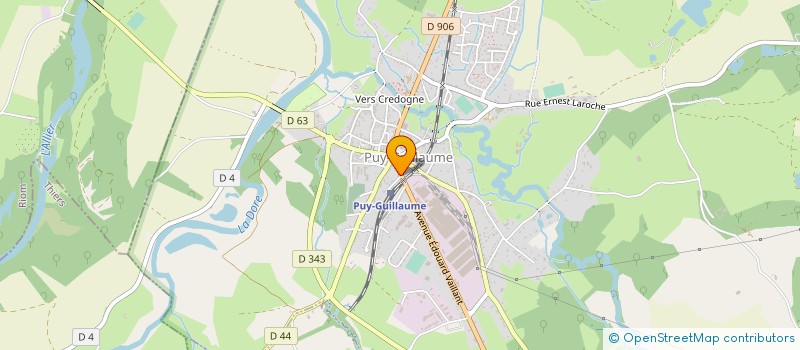 localisation de l'entreprise MONSIEUR MAURICE DAGOURET à PUY-GUILLAUME