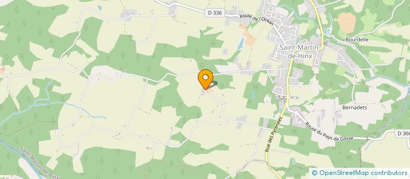 localisation de l'entreprise MONSIEUR MAURICE DANTON  SAINTE-MARIE-DE-GOSSE