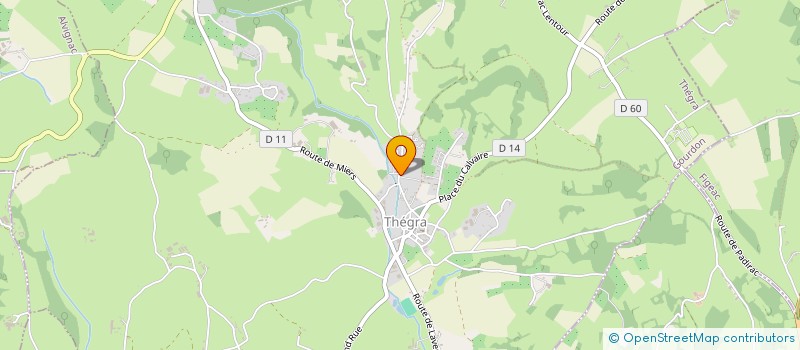 localisation de l'entreprise MONSIEUR MAURICE DAUZIE  THEGRA