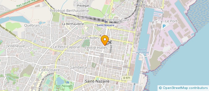 localisation de l'entreprise MONSIEUR MAURICE DAVID à SAINT-NAZAIRE