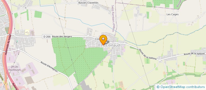 localisation de l'entreprise MONSIEUR MAURICE DAVID  SAINT RAMBERT D'ALBON