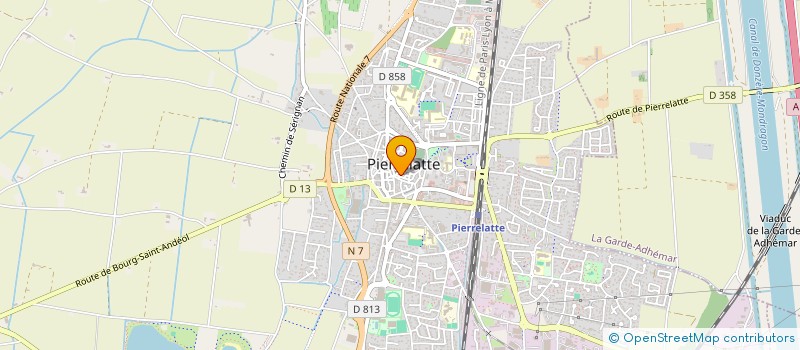 localisation de l'entreprise MONSIEUR MAURICE DAVIN à PIERRELATTE