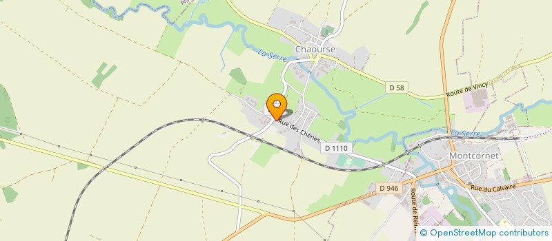 localisation de l'entreprise MONSIEUR MAURICE DE BRUYN  CHAOURSE