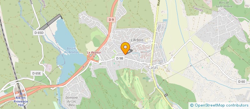 localisation de l'entreprise MONSIEUR MAURICE DE MATTIA  CABRIES