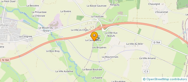 localisation de l'entreprise MONSIEUR MAURICE DE SAINT JAN à LOSCOUET-SUR-MEU