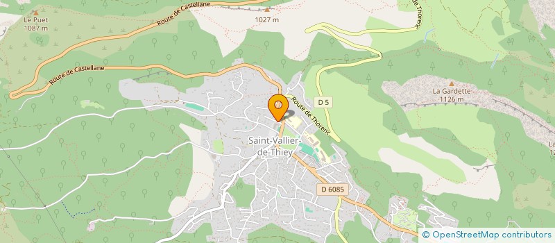 localisation de l'entreprise MONSIEUR MAURICE DE STEFANO  SAINT-VALLIER-DE-THIEY