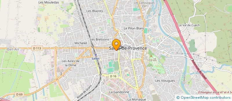 localisation de l'entreprise MONSIEUR MAURICE DEBOUT  SALON-DE-PROVENCE