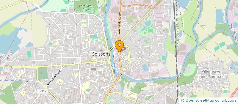 localisation de l'entreprise MONSIEUR MAURICE DECHAMPS à SOISSONS